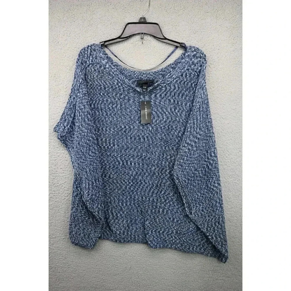 Lane Bryant Open Knit Sweater-22/28-Batwing Sleeves-NWT - Picture 1 of 8